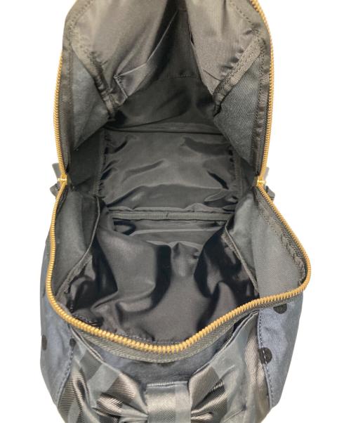 LANVIN en Bleu（ランバンオンブルー）LANVIN en Bleu (ランバンオンブルー) ドット リボンリュック ネイビーの古着・服飾アイテム