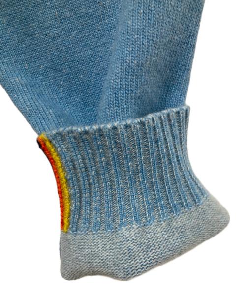 PAUL SMITH（ポールスミス）Paul Smith (ポールスミス) クルーネックニット ブルー サイズ:Lの古着・服飾アイテム