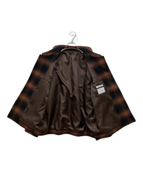 JOURNAL STANDARD（ジャーナルスタンダード）JOURNAL STANDARD (ジャーナルスタンダード) S140 ウールモッサ ショートブルゾン ブラウン サイズ:Sの古着・服飾アイテム