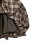 中古・古着 BURBERRY BLUE LABEL (バーバリーロンドンブルーレーベル) チェックフレアスカート ブラウン サイズ:36：5000円