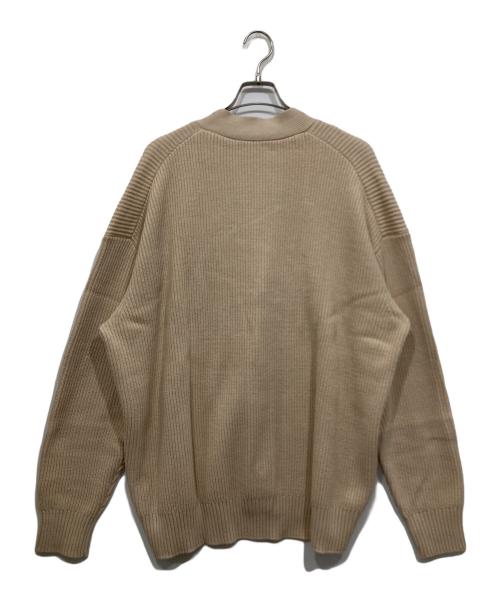 Adam et Rope（アダム エ ロペ）Adam et Rope (アダム エ ロペ) 畔編みニットカーデガン アイボリー サイズ:Lの古着・服飾アイテム