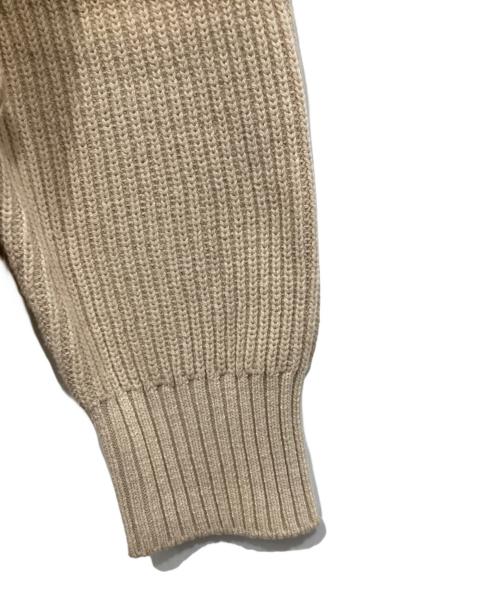 Adam et Rope（アダム エ ロペ）Adam et Rope (アダム エ ロペ) 畔編みニットカーデガン アイボリー サイズ:Lの古着・服飾アイテム