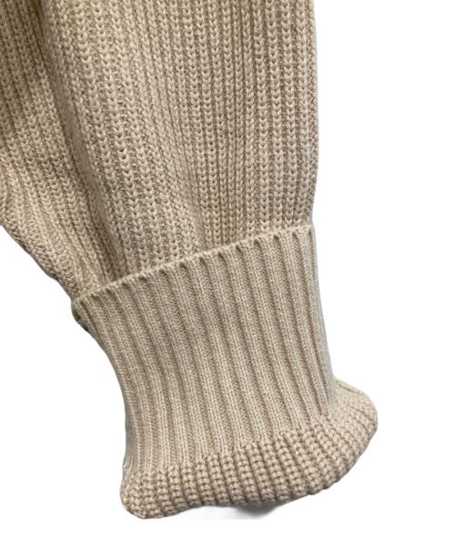 Adam et Rope（アダム エ ロペ）Adam et Rope (アダム エ ロペ) 畔編みニットカーデガン アイボリー サイズ:Lの古着・服飾アイテム