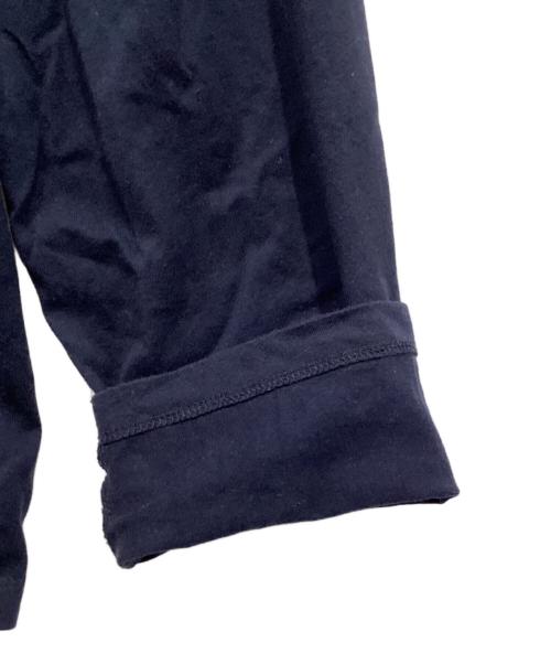 maison kitsune（メゾンキツネ）maison kitsune (メゾンキツネ) ロングスリーブカットソー / FOX HEAD PATCH REGULAR LONG-SLEEVED TEE-SHIRT ネイビー サイズ:XXLの古着・服飾アイテム