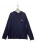 maison kitsune（メゾンキツネ）の古着「ロングスリーブカットソー / FOX HEAD PATCH REGULAR LONG-SLEEVED TEE-SHIRT」｜ネイビー