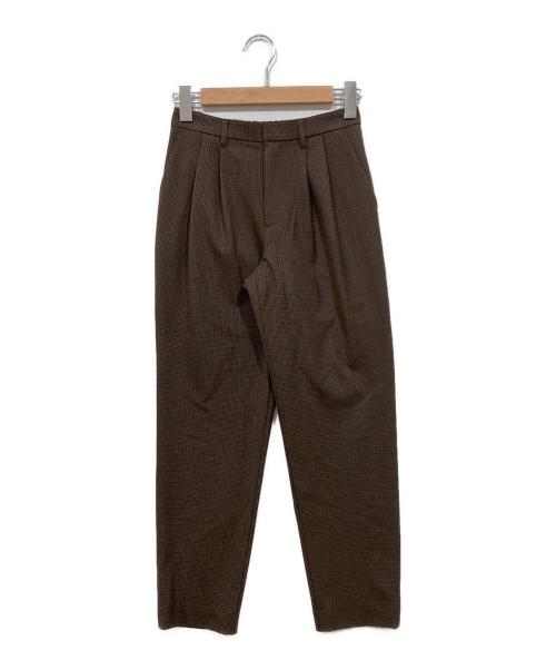 MACKINTOSH PHILOSOPHY（マッキントッシュ フィロソフィー）MACKINTOSH PHILOSOPHY (マッキントッシュ フィロソフィー) ブラッシュドライニングテーパードパンツ ブラウン サイズ:36 未使用品の古着・服飾アイテム