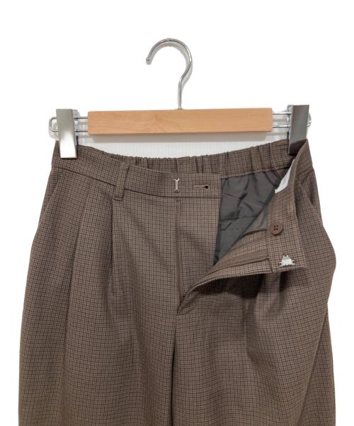 MACKINTOSH PHILOSOPHY（マッキントッシュ フィロソフィー）MACKINTOSH PHILOSOPHY (マッキントッシュ フィロソフィー) ブラッシュドライニングテーパードパンツ ブラウン サイズ:36 未使用品の古着・服飾アイテム