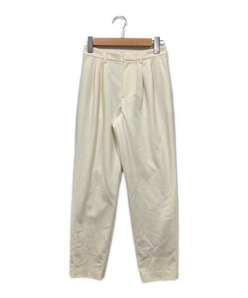 MACKINTOSH PHILOSOPHY（マッキントッシュ フィロソフィー）MACKINTOSH PHILOSOPHY (マッキントッシュ フィロソフィー) ブラッシュドライニングテーパードパンツ ホワイト サイズ:36 未使用品の古着・服飾アイテム