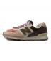 NEW BALANCE (ニューバランス) ローカットスニーカー ピンク サイズ:23.5㎝：3500円