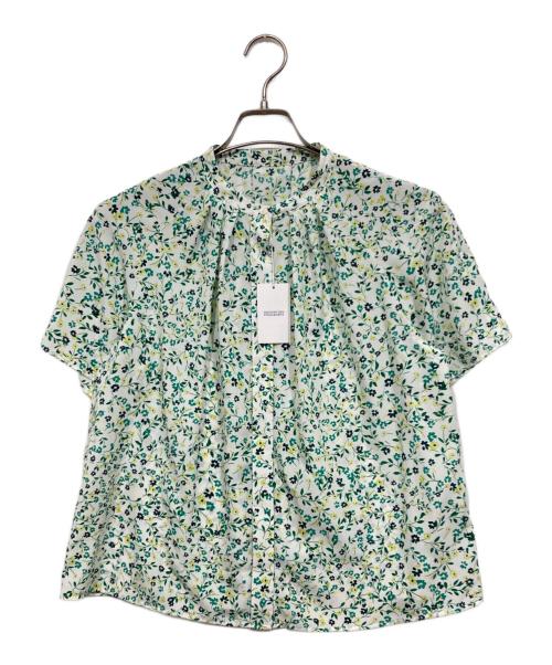 MACKINTOSH PHILOSOPHY（マッキントッシュ フィロソフィー）MACKINTOSH PHILOSOPHY (マッキントッシュ フィロソフィー) ブルーミングフラワープリントブラウス グリーン サイズ:36の古着・服飾アイテム
