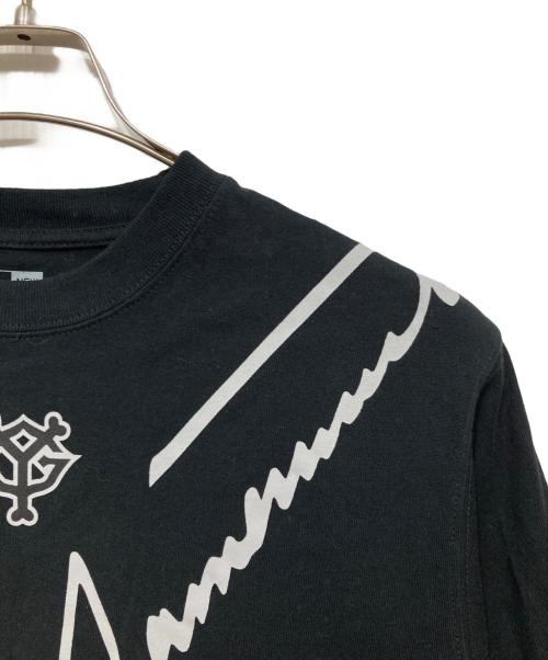 New Era（ニューエラ）New Era (ニューエラ) Yohji Yamamoto pour homme (ヨウジヤマモト プールオム) ロングスリーブTシャツ ブラック サイズ:Sの古着・服飾アイテム