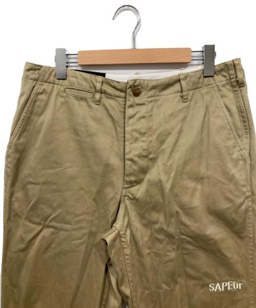 SAPEur（サプール）SAPEur (サプール) チノパン ベージュ サイズ:Lの古着・服飾アイテム