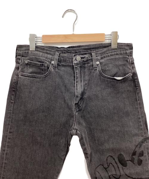 LEVI'S PReMIUM（リーバイス プレミアム）LEVI'S PReMIUM (リーバイスプレミアム) Disney MICKEY MOUSE (ディズニーミッキー マウス) デニムパンツ グレー サイズ:W33の古着・服飾アイテム