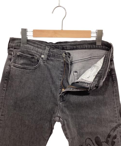 LEVI'S PReMIUM（リーバイス プレミアム）LEVI'S PReMIUM (リーバイスプレミアム) Disney MICKEY MOUSE (ディズニーミッキー マウス) デニムパンツ グレー サイズ:W33の古着・服飾アイテム