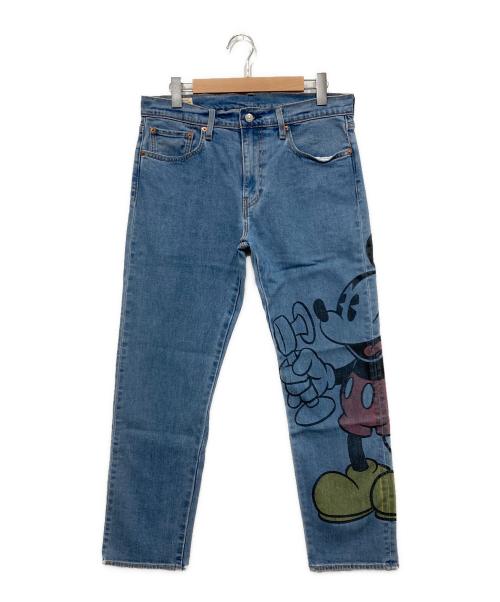 LEVI'S PReMIUM（リーバイス プレミアム）LEVI'S PReMIUM (リーバイスプレミアム) Disney Mickey Mouse (ディズニーミッキー マウス) デニムパンツ ブルー サイズ:W33（83.5cm）の古着・服飾アイテム