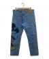 LEVI'S PReMIUM (リーバイスプレミアム) Disney Mickey Mouse (ディズニーミッキー マウス) デニムパンツ ブルー サイズ:W33（83.5cm）：4000円