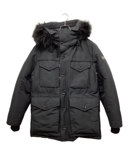 RLX RALPH LAUREN（アールエルエックスラルフローレン）RLX RALPH LAUREN (アールエルエックスラルフローレン) フェイクファーダウンジャケット ブラック サイズ:Mの古着・服飾アイテム