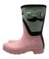 HUNTER (ハンター) レインブーツ ピンク×グリーン サイズ:22cm：4000円