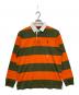 POLO RALPH LAUREN（ポロ・ラルフローレン）の古着「フットボールカットソー」｜オレンジ×グリーン
