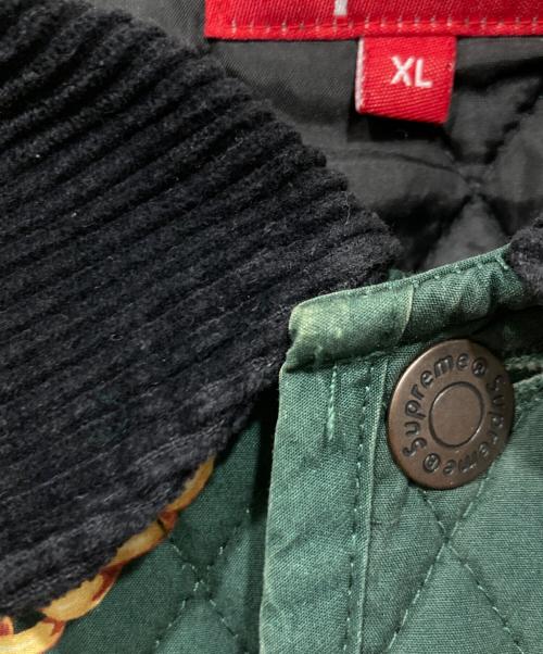 SUPREME（シュプリーム）SUPREME (シュプリーム) キルティングジャケット / Chains Quilted Jacket グリーン サイズ:XLの古着・服飾アイテム