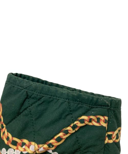 SUPREME（シュプリーム）SUPREME (シュプリーム) キルティングジャケット / Chains Quilted Jacket グリーン サイズ:XLの古着・服飾アイテム