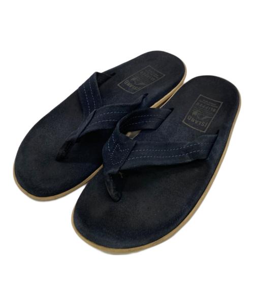 ISLAND SLIPPER（アイランドスリッパ）ISLAND SLIPPER (アイランドスリッパ) サンダル ネイビー サイズ:8の古着・服飾アイテム