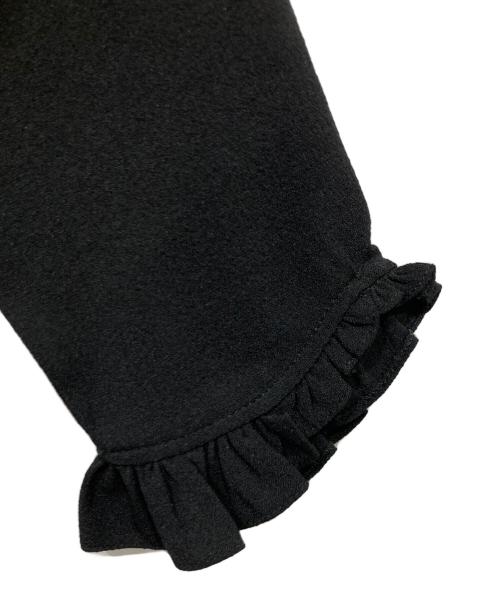 GANNI（ガニー）GANNI (ガニー) フリルブラウスワンピース ブラック サイズ:34の古着・服飾アイテム