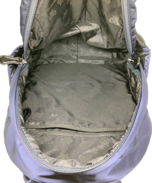 ANNA SUI（アナスイ）ANNA SUI (アナスイ) ナイロンリュック ネイビーの古着・服飾アイテム