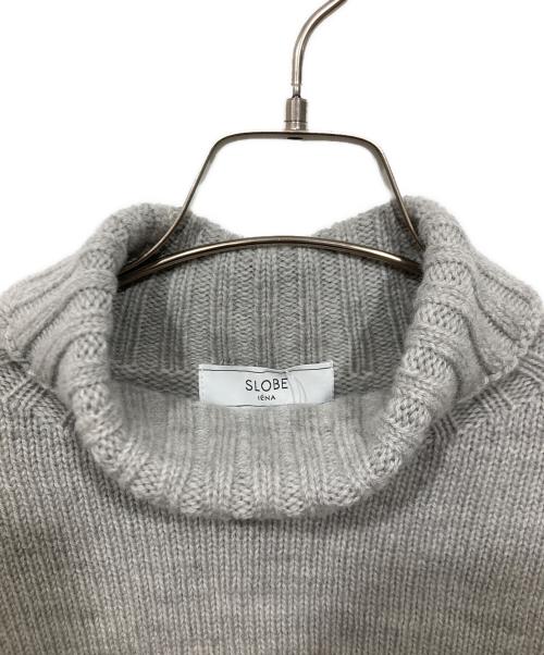 SLOBE IENA（スローブ イエナ）SLOBE IENA (スローブ イエナ) ファインウール ニュアンスタートルプルオーバー グレー サイズ:Freeの古着・服飾アイテム