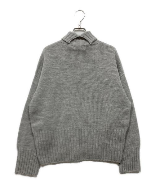 SLOBE IENA（スローブ イエナ）SLOBE IENA (スローブ イエナ) ファインウール ニュアンスタートルプルオーバー グレー サイズ:Freeの古着・服飾アイテム