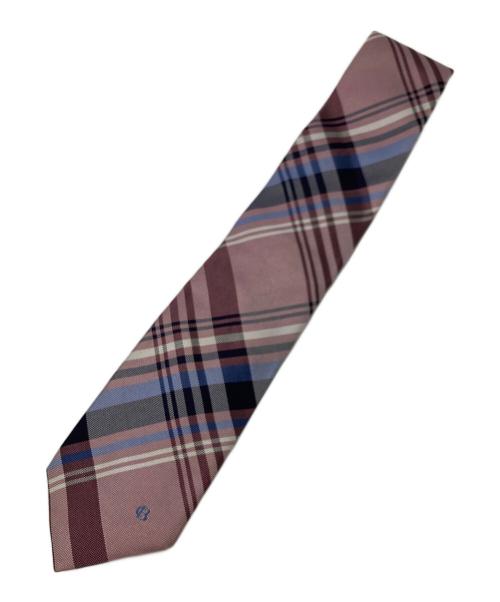 BLACK LABEL CRESTBRIDGE（ブラックレーベル クレストブリッジ）BLACK LABEL CRESTBRIDGE (ブラックレーベル クレストブリッジ) ネクタイ ピンク×ブルー サイズ:表記なしの古着・服飾アイテム