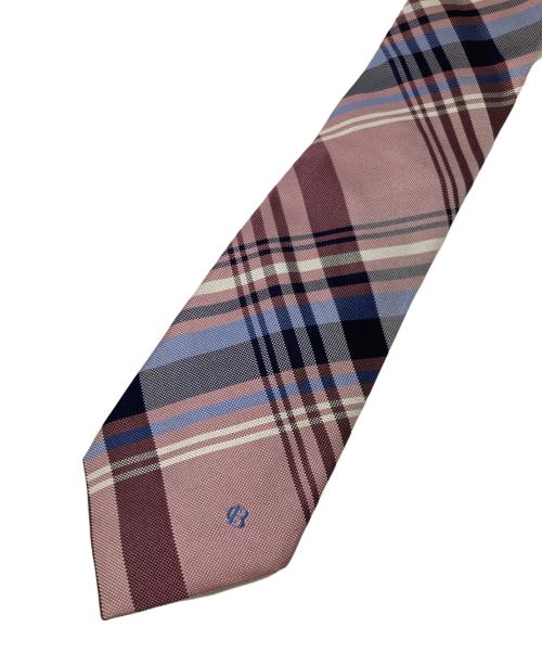 BLACK LABEL CRESTBRIDGE（ブラックレーベル クレストブリッジ）BLACK LABEL CRESTBRIDGE (ブラックレーベル クレストブリッジ) ネクタイ ピンク×ブルー サイズ:表記なしの古着・服飾アイテム