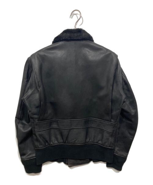 cooper（クーパー）cooper (クーパー) G-1フライトレザージャケット ブラック サイズ:38Rの古着・服飾アイテム