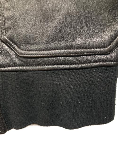 cooper（クーパー）cooper (クーパー) G-1フライトレザージャケット ブラック サイズ:38Rの古着・服飾アイテム