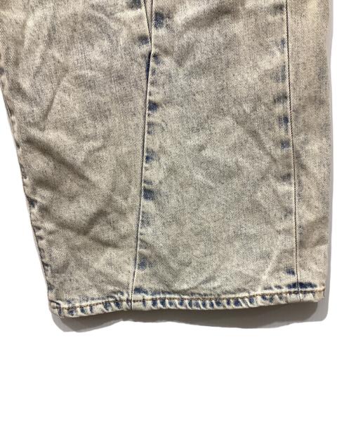 moussy（マウジー）moussy (マウジー) デニムパンツ / CURVED LINE CHEMICAL BAGGY ブルー サイズ:1の古着・服飾アイテム