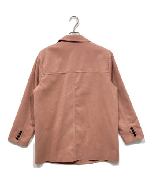 THE TOE（ザ・トゥー）the toe (ザ・トゥー) Piraeus Suede Jacket ピンク サイズ:Mの古着・服飾アイテム