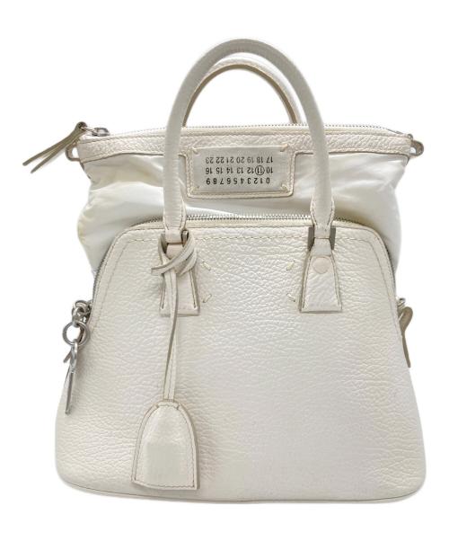 Maison Margiela（メゾンマルジェラ）Maison Margiela (メゾンマルジェラ) 2WAYバッグ ホワイトの古着・服飾アイテム