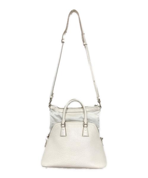 Maison Margiela（メゾンマルジェラ）Maison Margiela (メゾンマルジェラ) 2WAYバッグ ホワイトの古着・服飾アイテム