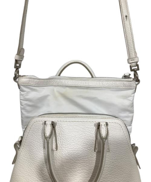 Maison Margiela（メゾンマルジェラ）Maison Margiela (メゾンマルジェラ) 2WAYバッグ ホワイトの古着・服飾アイテム