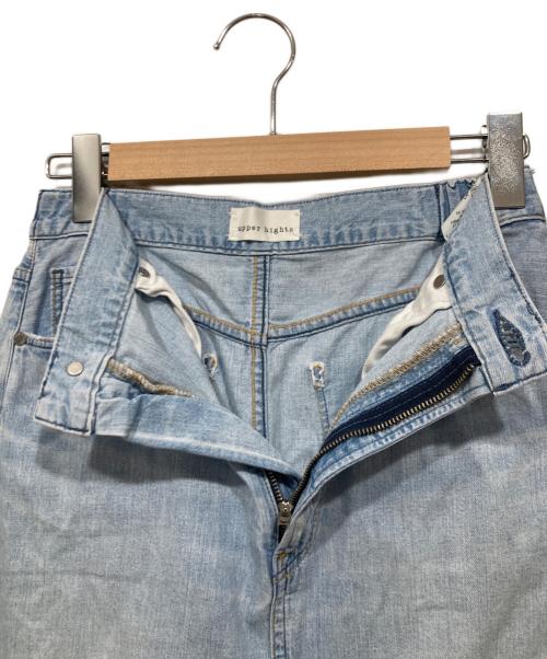 upper hights（アッパーハイツ）upper hights (アッパーハイツ) THE LAZY SKIRT ブルー サイズ:24の古着・服飾アイテム