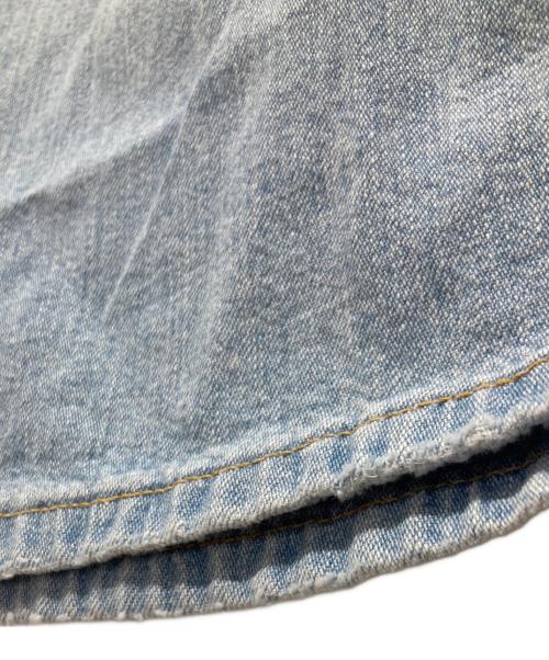 upper hights（アッパーハイツ）upper hights (アッパーハイツ) THE LAZY SKIRT ブルー サイズ:24の古着・服飾アイテム