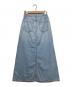 upper hights (アッパーハイツ) THE LAZY SKIRT ブルー サイズ:24：7000円