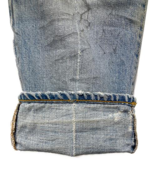 BALMAIN（バルマン）BALMAIN (バルマン) バイカーデニムパンツ ブルー サイズ:W31（78.5cm）の古着・服飾アイテム