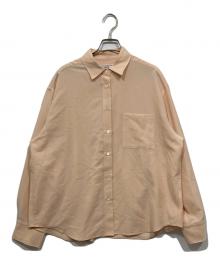 BEAUTY&YOUTH（ビューティーアンドユース）の古着「シアー バックタック シャツ」｜オレンジ