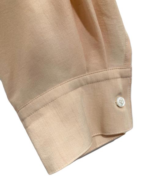 BEAUTY&YOUTH（ビューティーアンドユース）BEAUTY&YOUTH (ビューティーアンドユース) シアー バックタック シャツ オレンジ サイズ:Fの古着・服飾アイテム