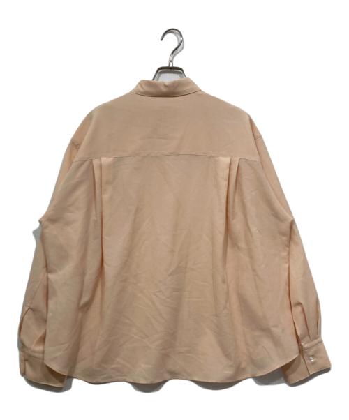 BEAUTY&YOUTH（ビューティーアンドユース）BEAUTY&YOUTH (ビューティーアンドユース) シアー バックタック シャツ オレンジ サイズ:Fの古着・服飾アイテム