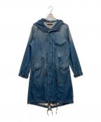 JOHNBULLジョンブル）の古着「デニムモッズコート」｜インディゴ
