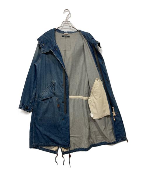 JOHNBULL（ジョンブル）Johnbull (ジョンブル) デニムモッズコート インディゴ サイズ:Mの古着・服飾アイテム