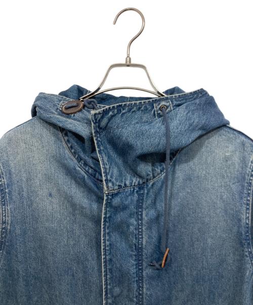 JOHNBULL（ジョンブル）Johnbull (ジョンブル) デニムモッズコート インディゴ サイズ:Mの古着・服飾アイテム