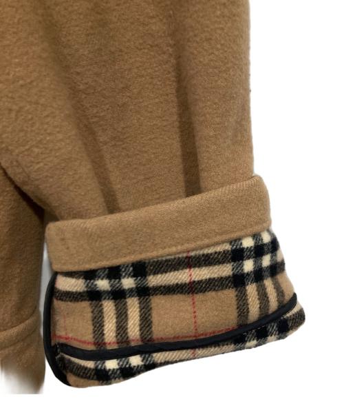 Burberry's（バーバリー）Burberry's (バーバリーズ) 裏地ノバチェックロングダッフルコート ブラウン サイズ:38の古着・服飾アイテム